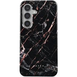 Burga Tough Samsung Galaxy S24 Hülle Hardcase Backcover Stoßfest - Rose Gold Marble