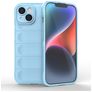 Mobigear Bumpy iPhone 15 Hülle Flexibles TPU Backcover - Blau