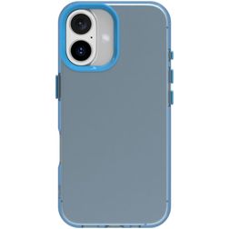 Mobigear Crystal iPhone 16 Plus Hardcase Backcover - Blau