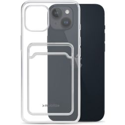 Mobilize Gelly Card Transparent iPhone 14 Plus TPU (flexibel) Backcover mit Kartenfach - Transparent