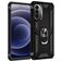 Mobigear Armor Ring Motorola Moto G52 Hardcase Backcover Shockproof mit Ringhalter - Schwarz