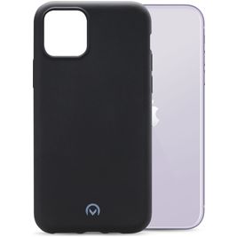 Mobilize Rubber Gelly iPhone 11 Hülle Flexibles TPU Backcover - Matt Black