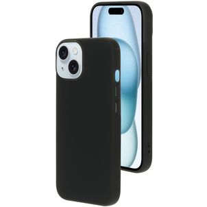 Mobiparts iPhone 15 Silikon Hülle Backcover - Schwarz