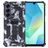 Mobigear Armor Stand Samsung Galaxy A16 Hülle Hardcase Backcover Stoßfest mit Ständer - Grau