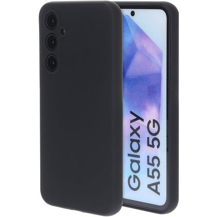 Mobiparts Samsung Galaxy A55 Silikon Backcover - Schwarz