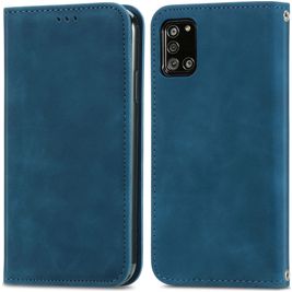 Mobigear Retro Slim Samsung Galaxy A32 5G Hülle Klapphülle - Blau