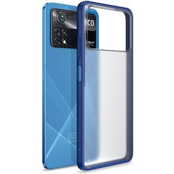 Mobigear Shockproof POCO X4 Pro 5G Hülle Hardcase Backcover Stoßfest - Dunkelblau