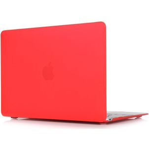 Mobigear Matte MacBook 12 Zoll (2015-2017) Hardcase Hülle MacBook Case - Rot - Model A1534