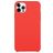 Mobigear Rubber Touch iPhone 15 Pro Max Silikon Hülle Backcover - Rot
