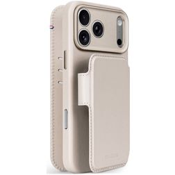 Decoded Detachable Wallet iPhone 18 Pro MagSafe Hülle Echtes Leder Abnehmbare 2in1 Klapphülle Geldbörse - Taupe