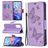 Mobigear Butterfly Xiaomi Redmi Note 11T Hülle Klapphülle Geldbörse - Lila