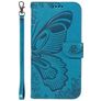 Mobigear Butterfly Xiaomi 13 Ultra Hülle Klapphülle Geldbörse - Blau