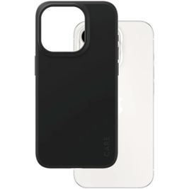 CARE by PanzerGlass Fashionable iPhone 15 Pro Silikon Hülle Backcover - Schwarz