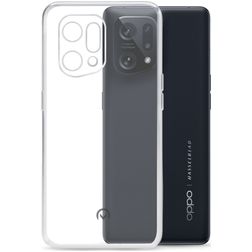 Mobilize Gelly Durchsichtig OPPO Find X5 Hülle Flexibles TPU Backcover - Transparent