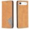 Mobigear Rhombus Slim iPhone Air Hülle Klapphülle - Cognac