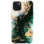 MIO iPhone 15 MagSafe Hülle Hardcase Backcover - Green Marble
