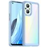 Mobigear Crystal OPPO Reno 7 Lite Hülle Hardcase Backcover - Transparent / Blau