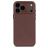 Decoded iPhone 17 Pro Hülle Echtes Leder Backcover Stoßfest - Chocolate Brown