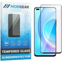 Mobigear Premium HONOR 50 Lite Panzerglas Displayschutz - Hüllenfreundlich - Schwarz