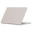 Mobigear Cream Matte MacBook Air 13 Zoll (2022-2026) Hardcase Hülle MacBook Case - Grau - Model A2681 / A3113 / A3240 / A3449