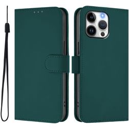 Mobigear Urban Wallet iPhone 16 Pro Max Hülle Klapphülle Geldbörse - Grün