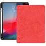 Mobigear Tri-Fold Gel iPad Pro 12.9 Zoll (2018) Hülle TPU,Kunstleder Klapphülle + Stifthalter - Rot