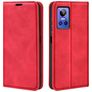 Mobigear Retro Slim Realme GT Neo 3 Hülle Klapphülle Geldbörse - Rot