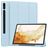 Mobigear Tri-Fold Gel Samsung Galaxy Tab S9 Plus Hülle TPU,Kunstleder Klapphülle + Stifthalter - Blau