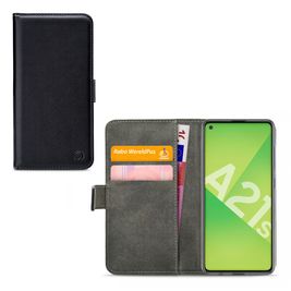 Mobilize Classic Gelly Wallet Samsung Galaxy A21s Hülle Klapphülle Geldbörse - Schwarz