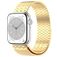 Mobigear London Edelstahl Apple Watch Armband Magnetverschluss - 49/46/45/44 mm - Gold