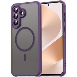 Mobigear Shockproof Samsung Galaxy A57 MagSafe Hülle Hardcase Backcover - Lila
