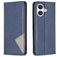 Mobigear Rhombus Slim iPhone 17 Hülle Klapphülle - Blau