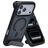 Mobiparts Hardcover iPhone 17 Pro Max MagSafe Hülle Hardcase Backcover mit Ständer - Satin Black