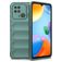 Mobigear Bumpy Xiaomi Redmi 10C Hülle Flexibles TPU Backcover - Grün