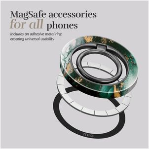MIO Holder MagSafe Handy-Ring - Green Marble Universal