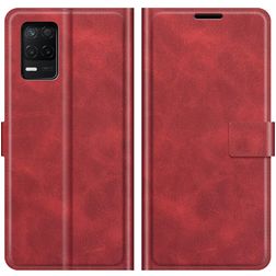 Mobigear Wallet Realme 8 5G Hülle Klapphülle Geldbörse - Rot