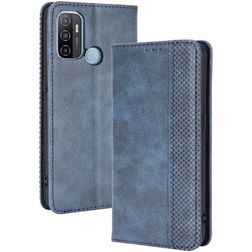 Mobigear Sensation OPPO A53s Hülle Klapphülle Geldbörse - Blau