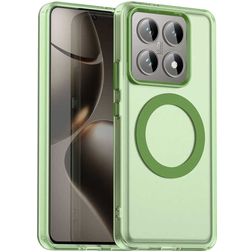 Mobigear Shockproof Xiaomi 14T MagSafe Hülle Hardcase Backcover - Grün