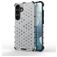 Mobigear Honeycomb Samsung Galaxy S24 Hülle Hardcase Backcover Stoßfest - Weiß