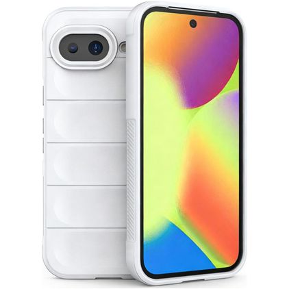 Mobigear Bumpy Google Pixel 10a Hülle Flexibles TPU Backcover - Weiß