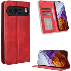 Mobigear Sensation Google Pixel 9 Pro Hülle Klapphülle Geldbörse - Rot