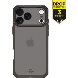 ITSKINS Level 2 SpectrumClear R iPhone 17 Pro Hülle Flexibles TPU Backcover Stoßfest - Smoke