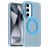 Mobigear Shockproof Samsung Galaxy S24 FE MagSafe Hülle Hardcase Backcover - Blau
