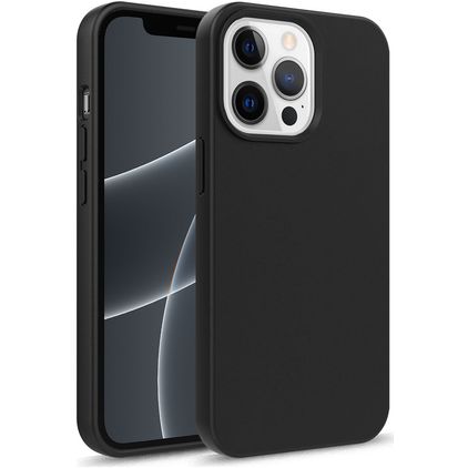 Mobigear Bio iPhone 13 Hülle Umweltfreundliches Backcover - Schwarz