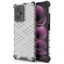 Mobigear Honeycomb POCO X5 Pro Hülle Hardcase Backcover Stoßfest - Weiß