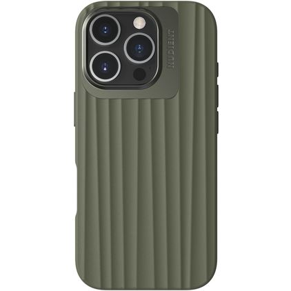 Nudient Bold iPhone 16 Pro MagSafe Hardcase Backcover - Olive Green