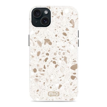 MIO iPhone 15 MagSafe Hülle Hardcase Backcover - Soft Terrazzo