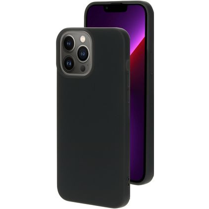 Mobiparts iPhone 13 Pro Max Silikon Hülle Backcover - Schwarz
