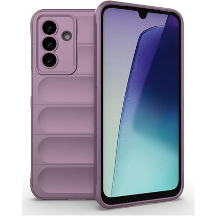 Mobigear Bumpy Samsung Galaxy A17 Hülle Flexibles TPU Backcover - Lila