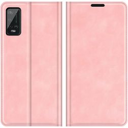 Mobigear Retro Slim Wiko Power U20 Klapphülle Portemonnaie - Pink